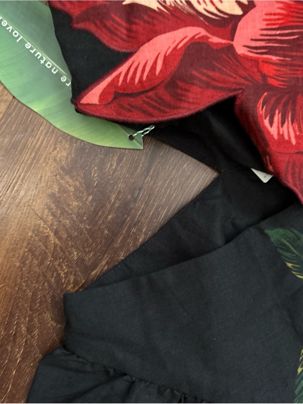 FARM Rio Black Maxi Dress with Red Floral Print - Picture 4 of 9